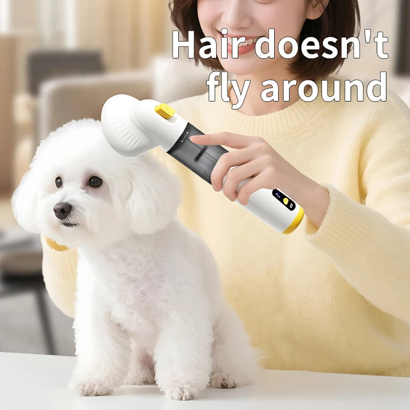 Multifunctional pet vacuum cleaner with advanced cyclonic technology for long lasting suction and pet hair removal